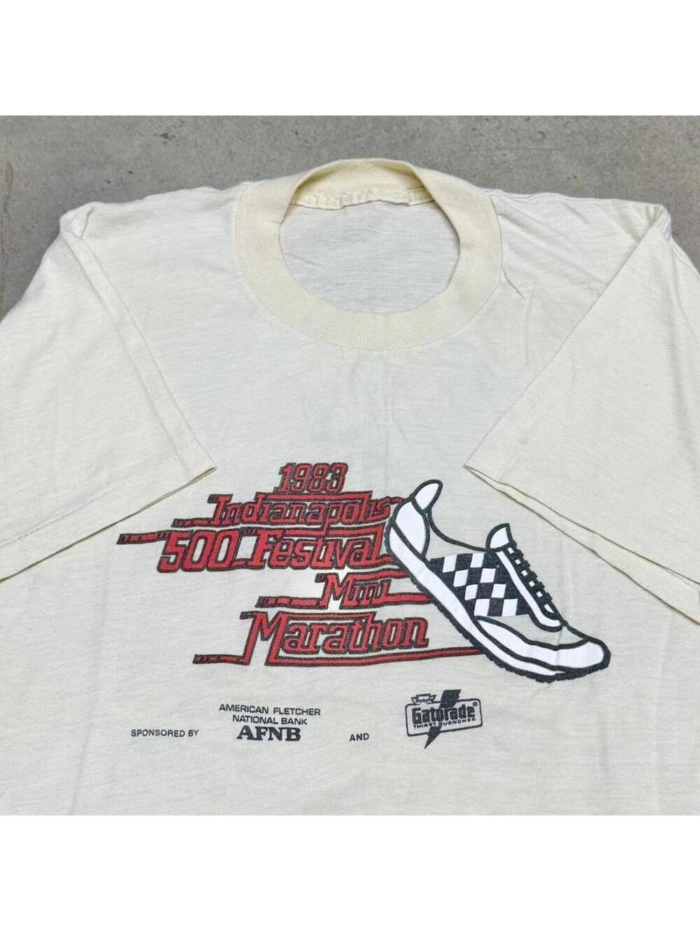 Vintage 1983 Indianapolis 500 Mini Marathon Made In USA Single Stitch T Shirt